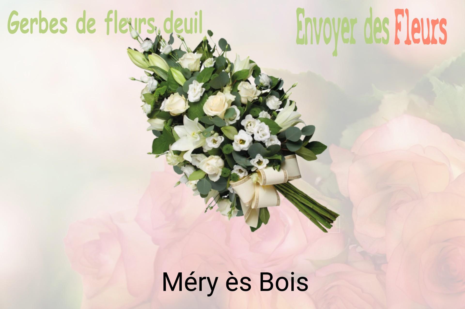Gerbe de fleurs de deuil livrée à Méry-ès-Bois